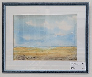 Artothek: Karin Küther – Strand mit drei Steinen